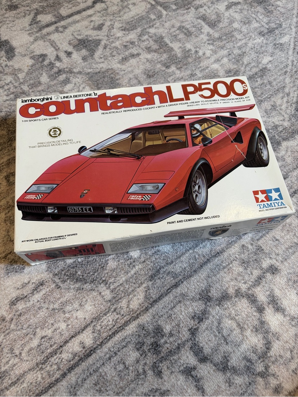 Lamborghini Countach LP500S Model Kit - Red